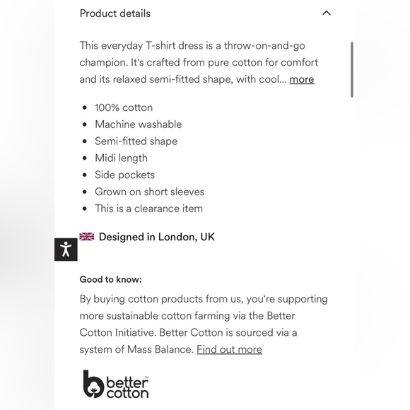 Boden Tshirt maxi dress 10R - Picture 7 of 8